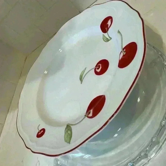 Richard Ginori Antico Cherry 10.5in Plate Dish Pre-Owned - Picture 9 of 14